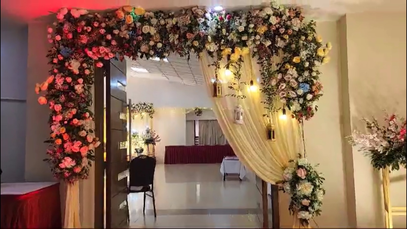 Bed of Flowers wedding planner decoration