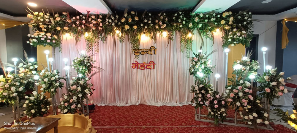 Birthday Decoration in Guwahati-bed of flowers