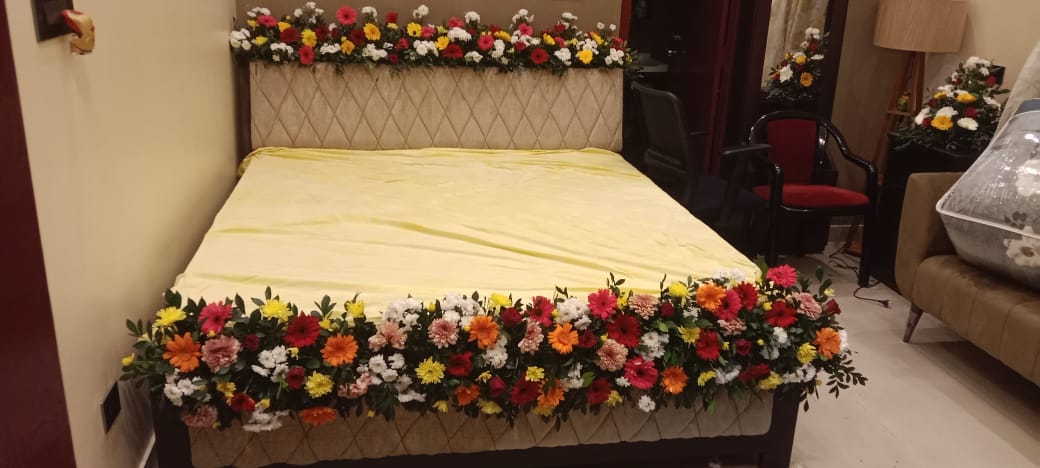 Wedding Decoration in Guwahati-bed of flowers